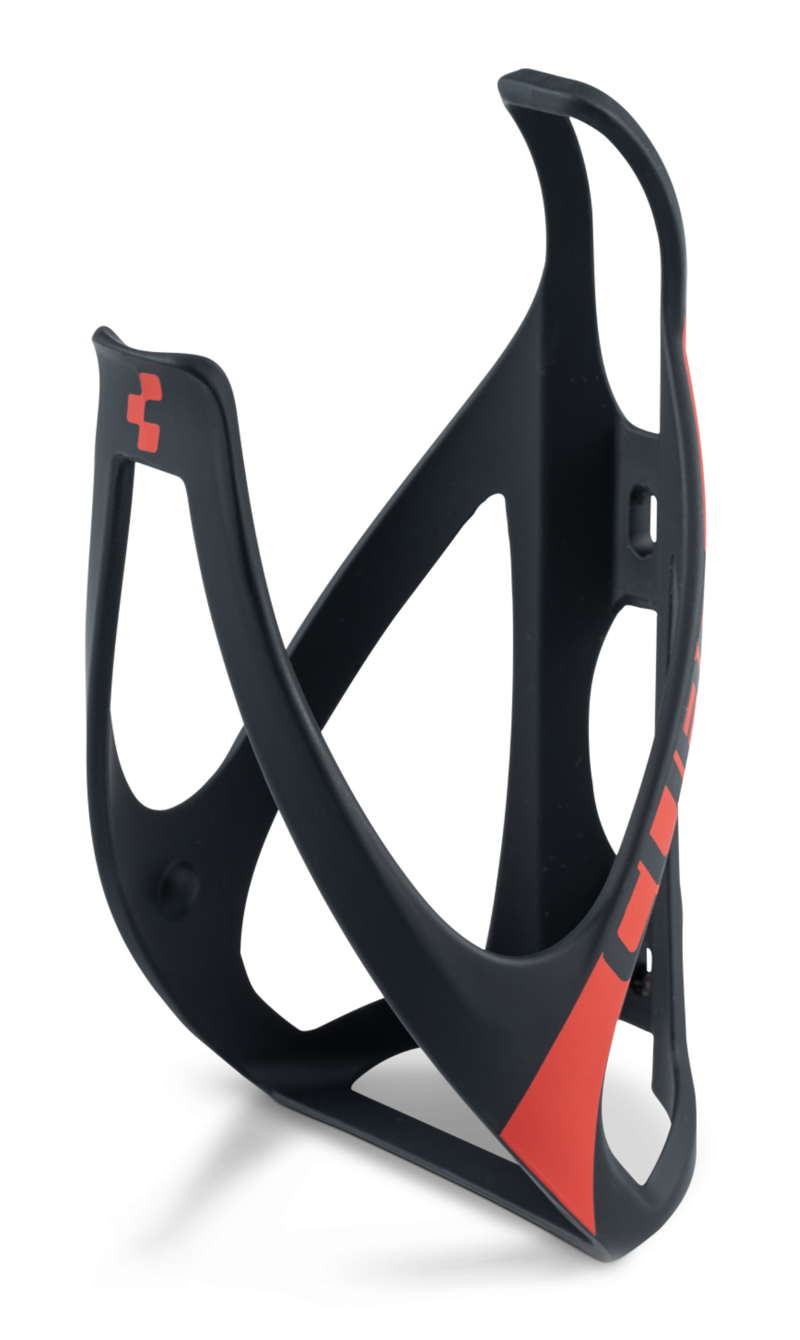 Cube HPP Road/MTB Bottle Cage Matt Black/Red-1